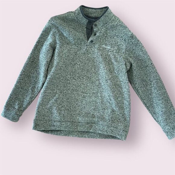 Eddie Bauer Men's Radiator Fleece Snap-Front Pullover Sweatshirt Size XL Outdoor - Picture 2 of 13